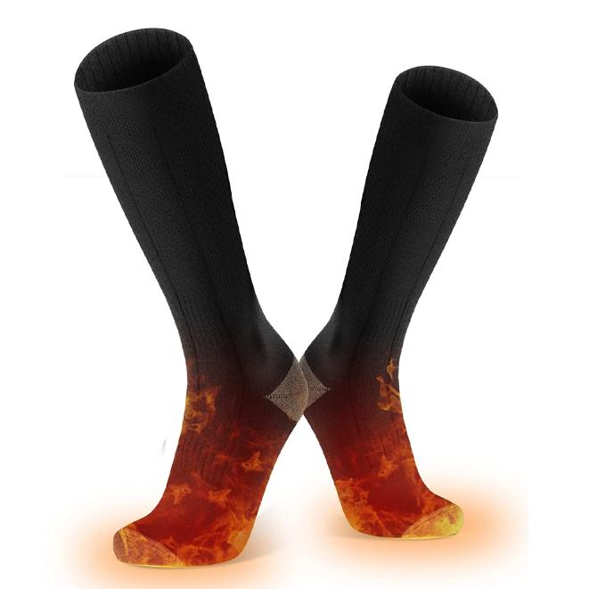 Chaussettes Chauffantes Électriques Rechargeables - Svpro 2023 Chaussettes Thermiques Hiver Ski Rando