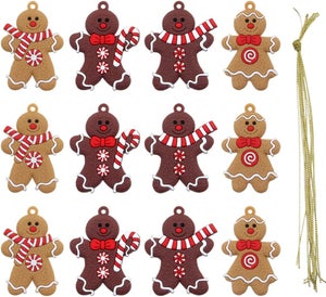 Décorations Noël En Pain D’Épice – Figurines Mignonnes En Résine Pour Salon, Chambre Ou Table