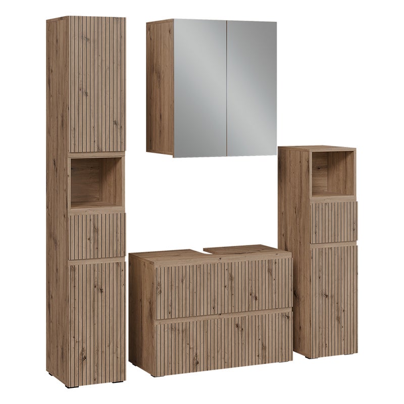 Vicco Zestaw mebli łazienkowych Takumi, Rzemieślnik, 4 części