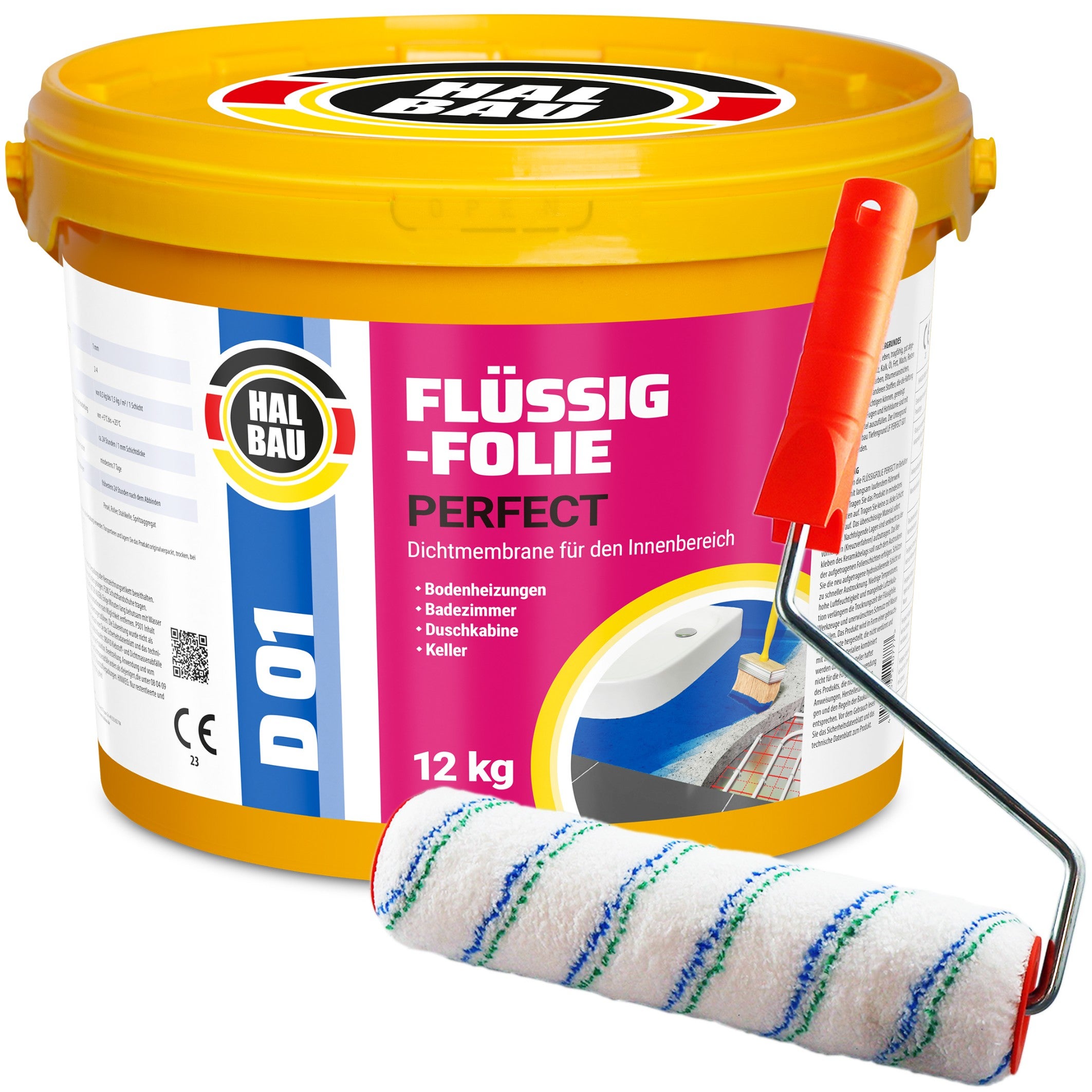 Aquamaster EVO Membrana Liquida Impermeabilizzante - 10 Kg, Senza Solventi, Per Bagni E Terrazze - Foto 13