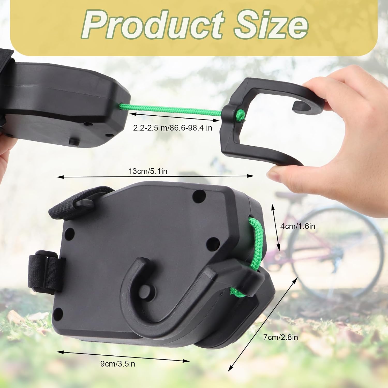 Barre de remorquage pour vélo enfant, système de remorquage rétractable, sangle de traction, idéale pour le cyclisme et les activités de plein ai - 2