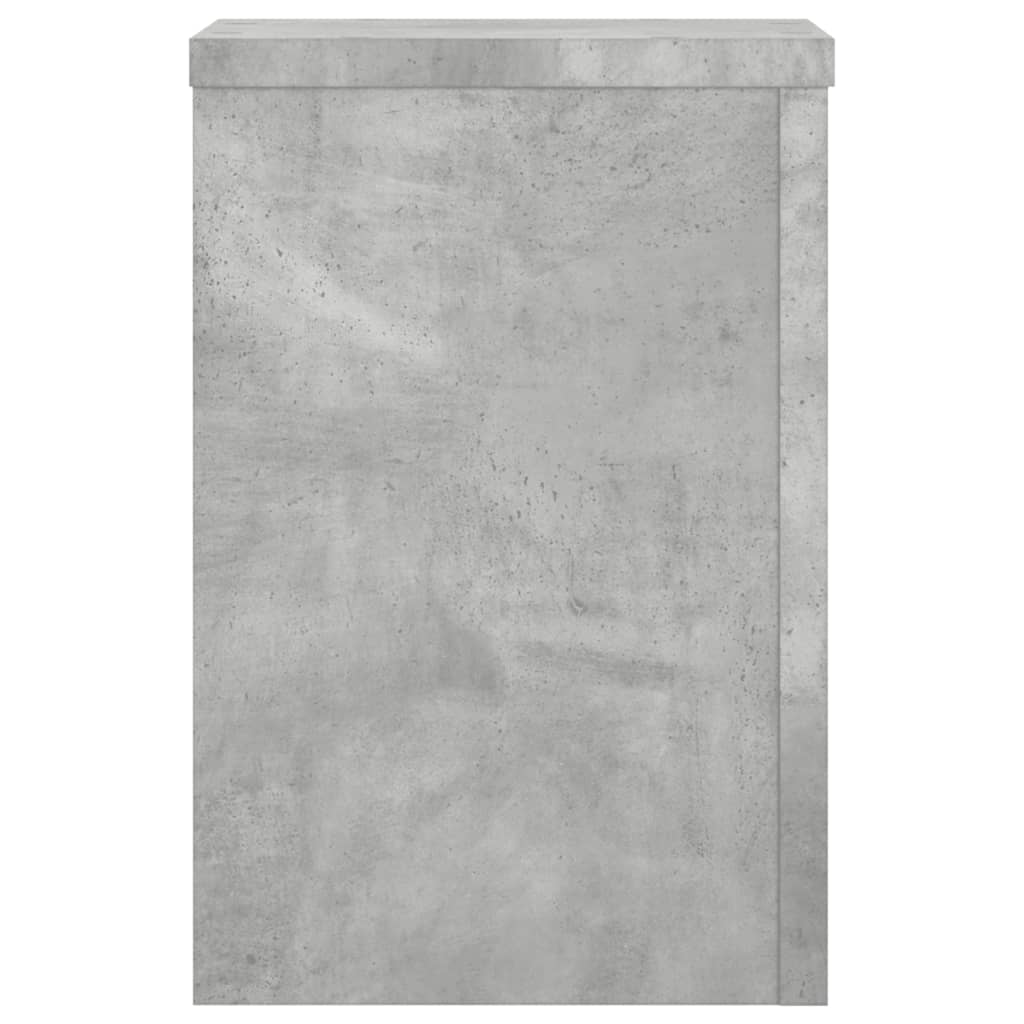 Supports pour plantes, 2 pièces, gris béton, 20 x 20 x 30 cm - 4