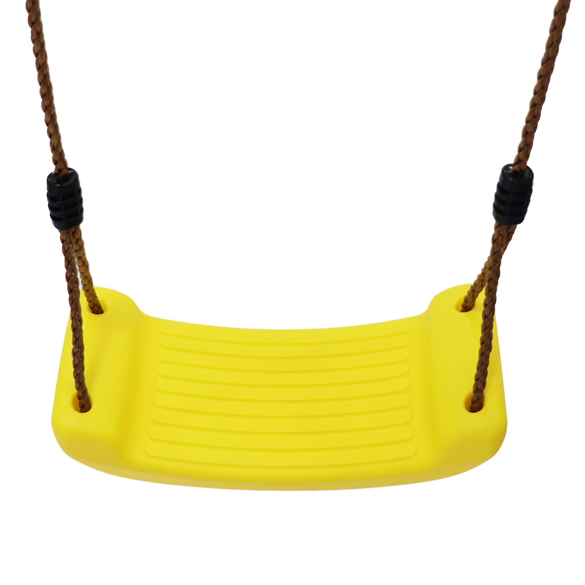 Balançoire double pour enfants avec toboggan + échelle | Structure en bois massif d'extérieur | 238x240x168 cm - 7