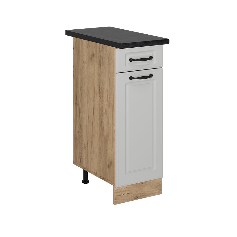 Vicco Szafka dolna do kuchni R-Line, Biały domek wiejski, 30 cm , BP Antracyt