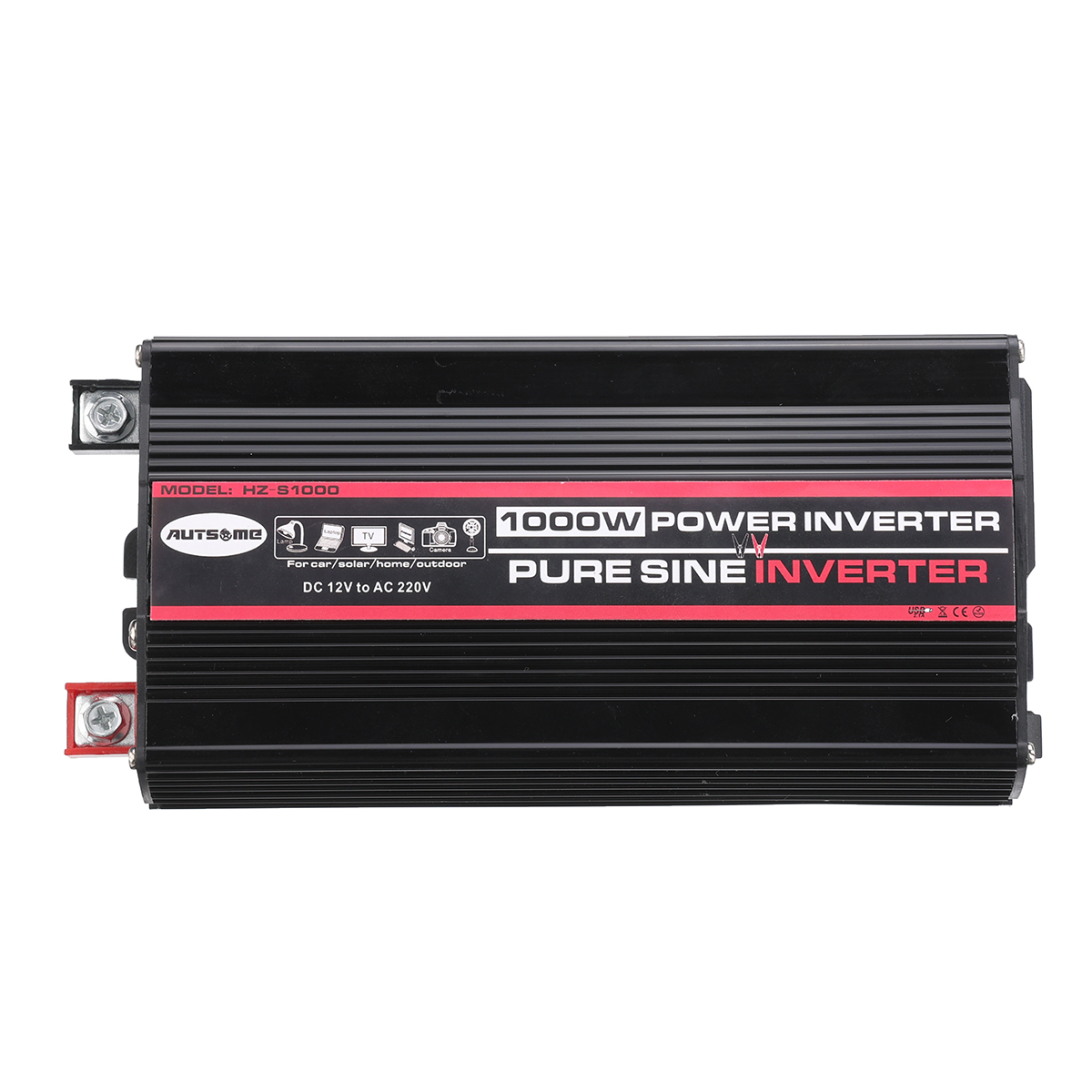Transformateur 500w 12v 220v Convertisseur 12V 220V BYGD 500W - Prise Allume -Cigare USB - Pour Voiture, Camping, Urgence Onduleur Voiture 500W