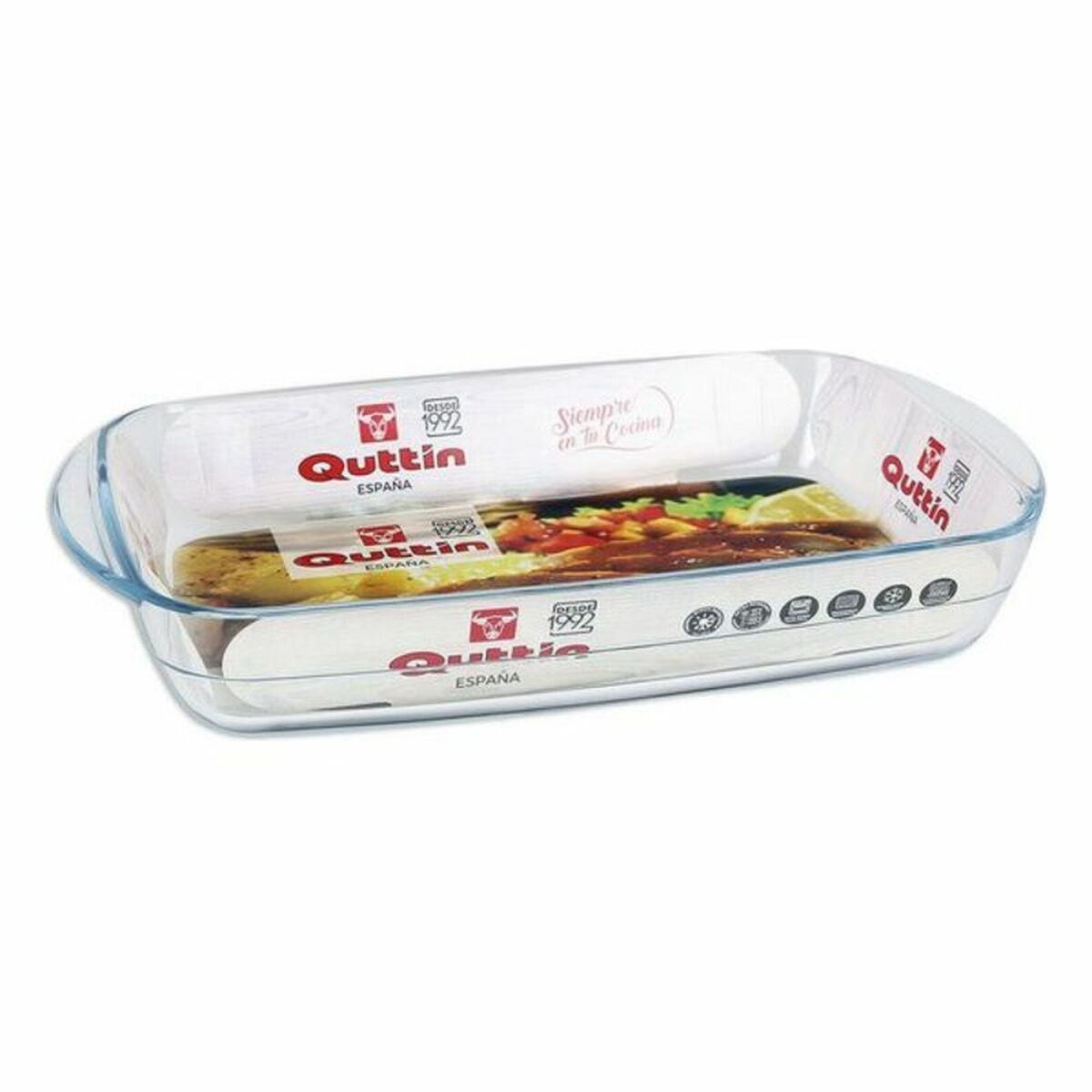 Fuente de Cocina Quttin 2,2 l Cristal (32,5 x 20,2 x 5,2 cm) | Leroy Merlin