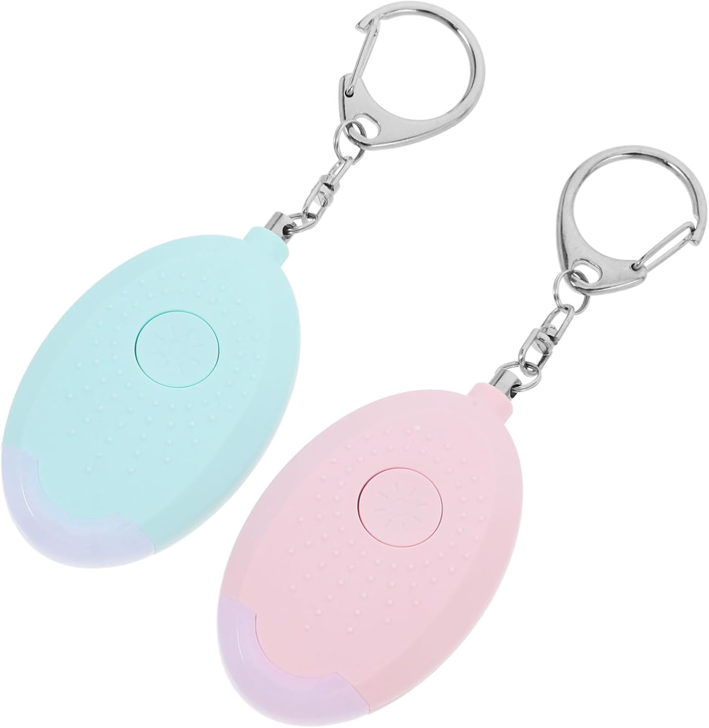 2-częściowy przenośny alarm bezpieczeństwa z oświetleniem LED, awaryjny dla kobiet i osób starszych, konstrukcja dysku flash USB, ochrona przed agre