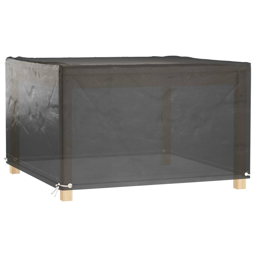 Cubierta Para Muebles De Jardín Oxford 420D Negro 125x125x74 Cm