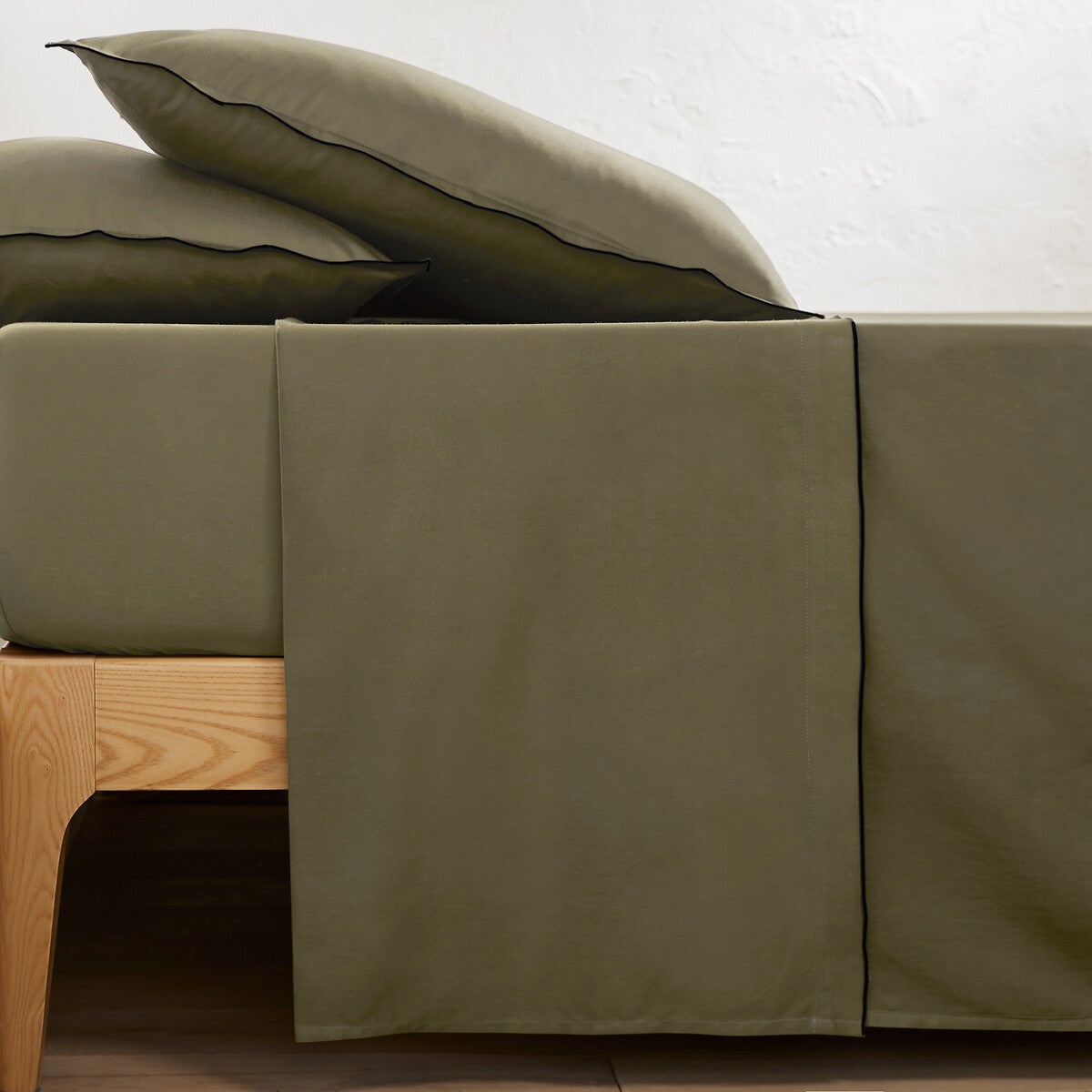 Drap De Voyage Cocoon En Coton égyptien - Taille Régulière - Kaki - Neuf