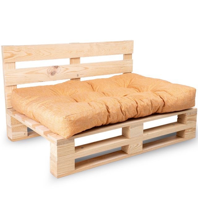 Encosto almofada para paletes poliéster BANANAIR 120 x 80 x 15 cm laranja