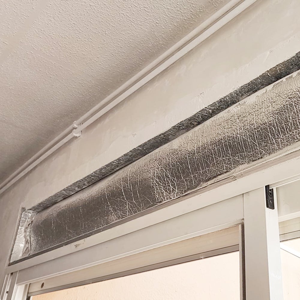 Panneau isolant pour coffres de volets roulants (120 x 40cm) - Fabriqué avec 2 couches 100% aluminium et 1 couche de mousse polyéthylène - 3