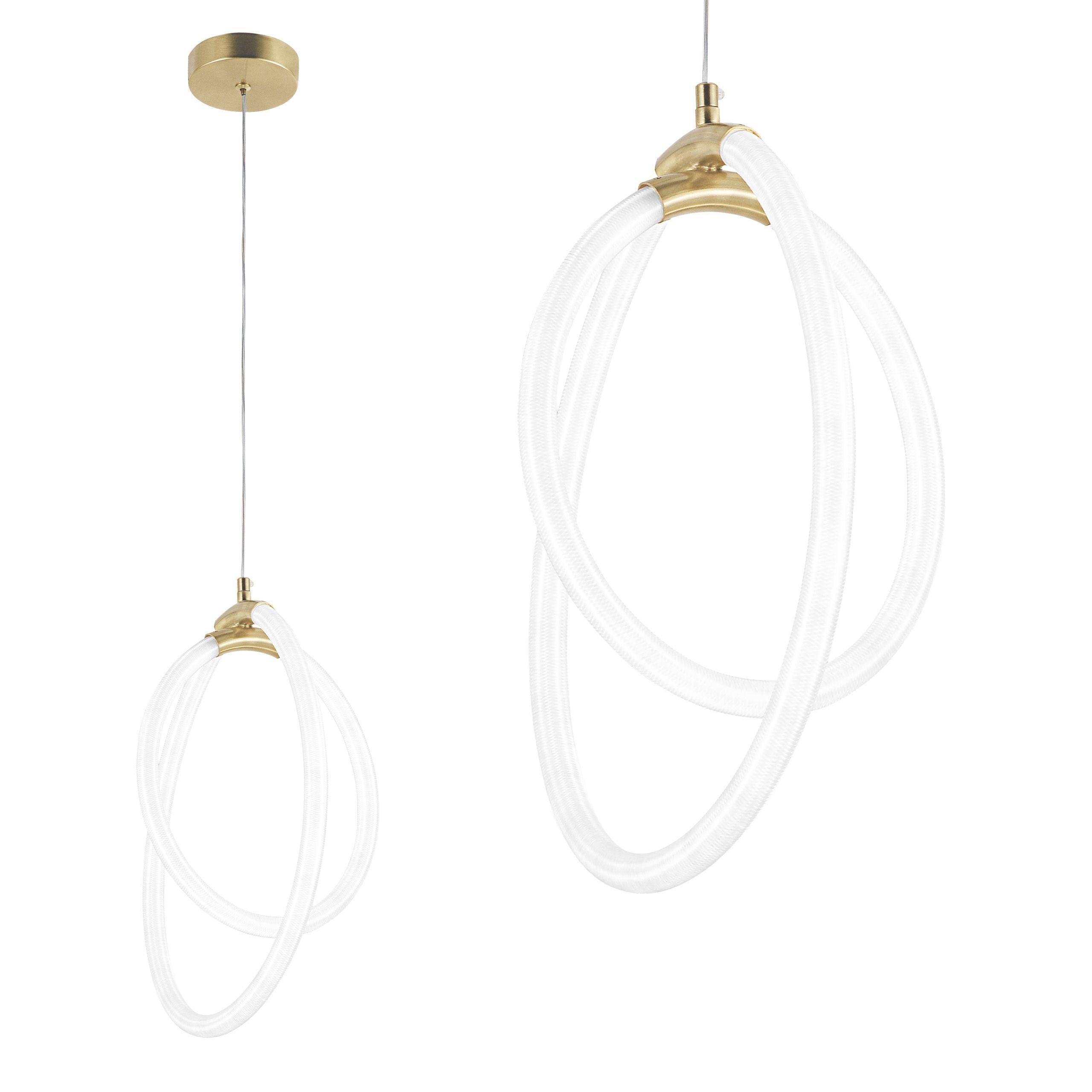 Lampa Sufitowa Wisząca Led Toolight Led G019-Cp Złoty