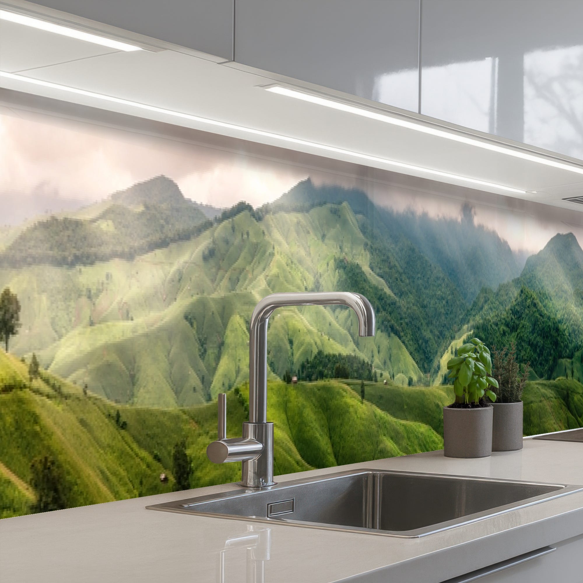 REVETEMENT MURAL DE CUISINE CR DENCE DE CUISINE Paysage Collines revetement-mural-de-cuisine-cr-dence-de-cuisine-paysage-collines