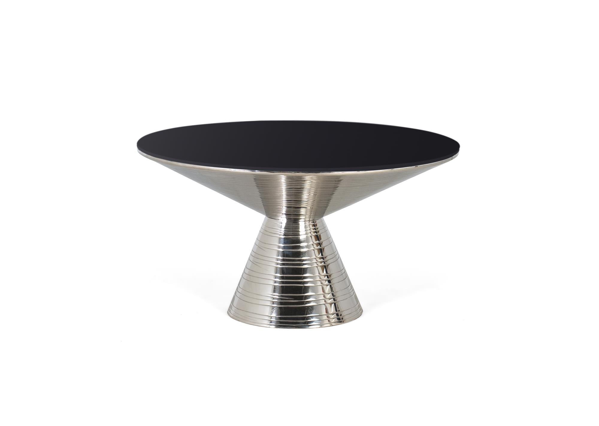 Podstawa stołu verre trempé i metalowa podstawa 40x76 cm