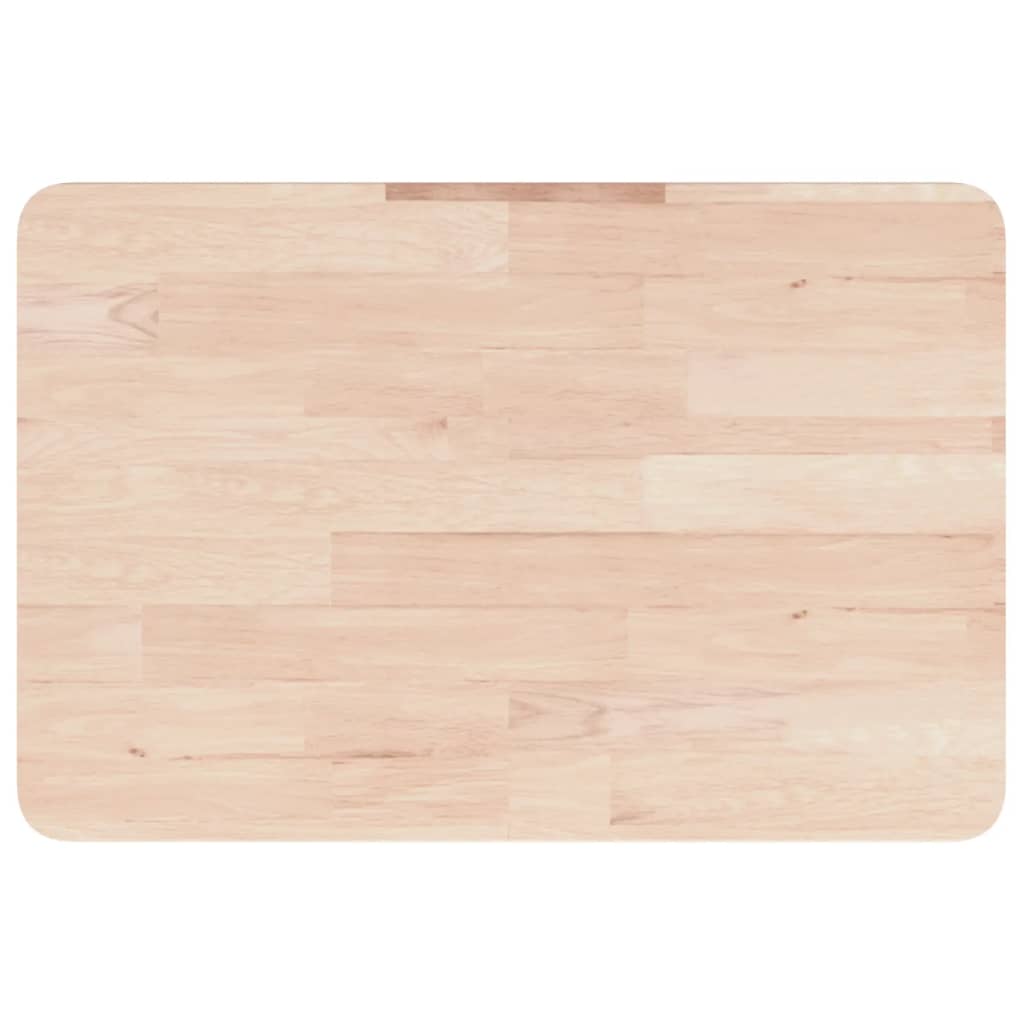 Maison Exclusive - Ripiano a Parete per Lavabo in Acciaio e Massello di Rovere - 8