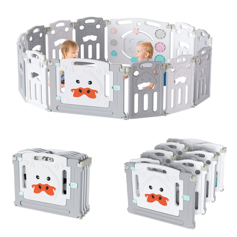 Box Per Bambini Sicuro E Regolabile - Recinto Con Pannelli Modulari, Antiscivolo - Foto 13