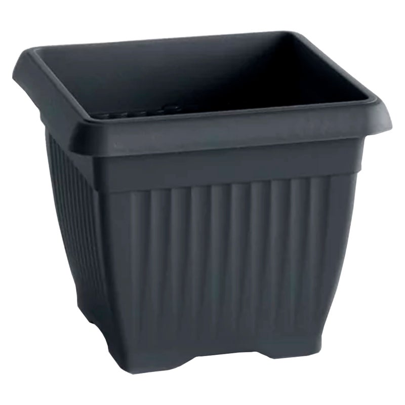 Doniczka kwadratowa Prosperplast Terra DKWT37 kolor Antracyt 1szt