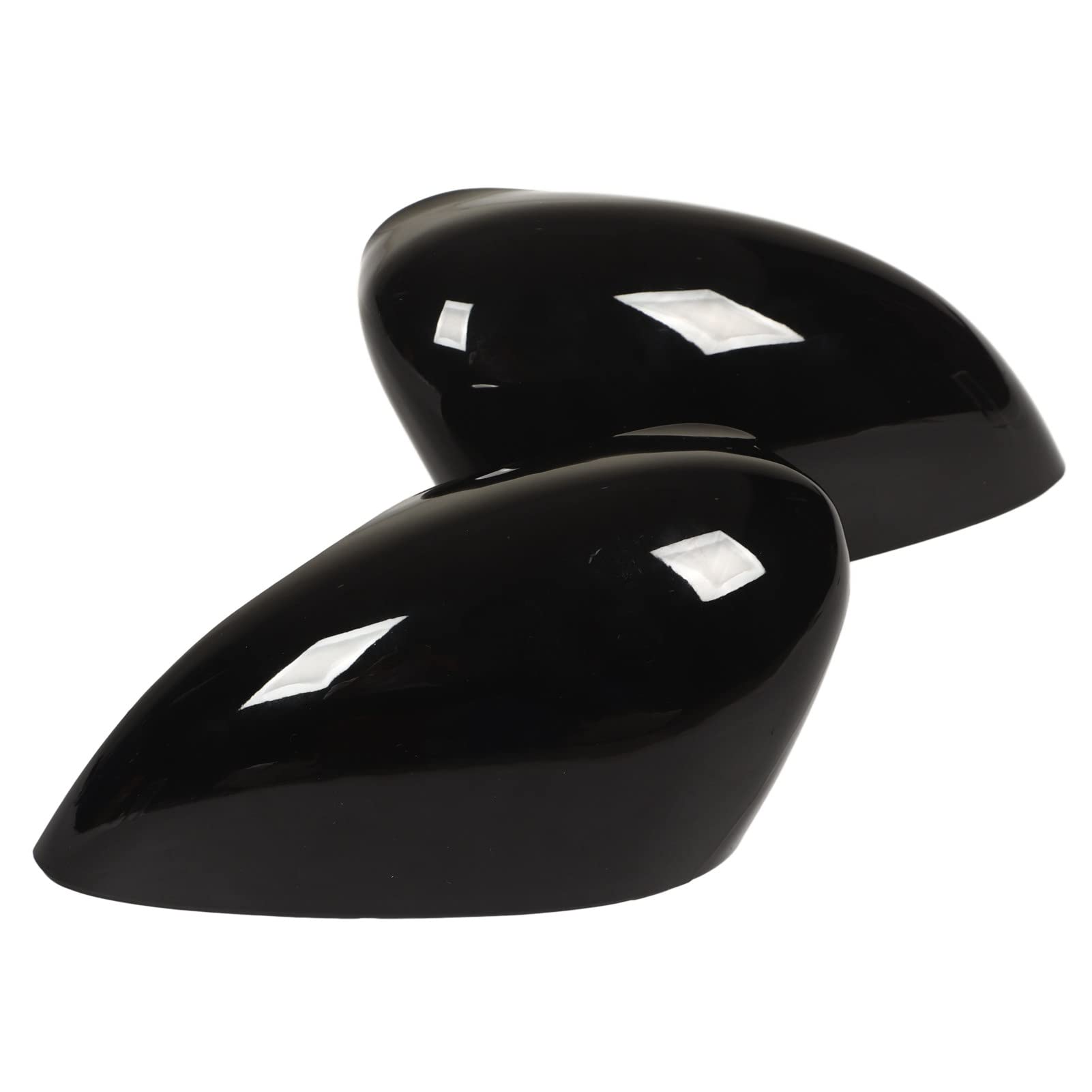 Coques De Rétroviseurs Pour Honda Jazz/Fit 2009-2014 - Noir Brillant - Paire Gauche/droite - Protection
