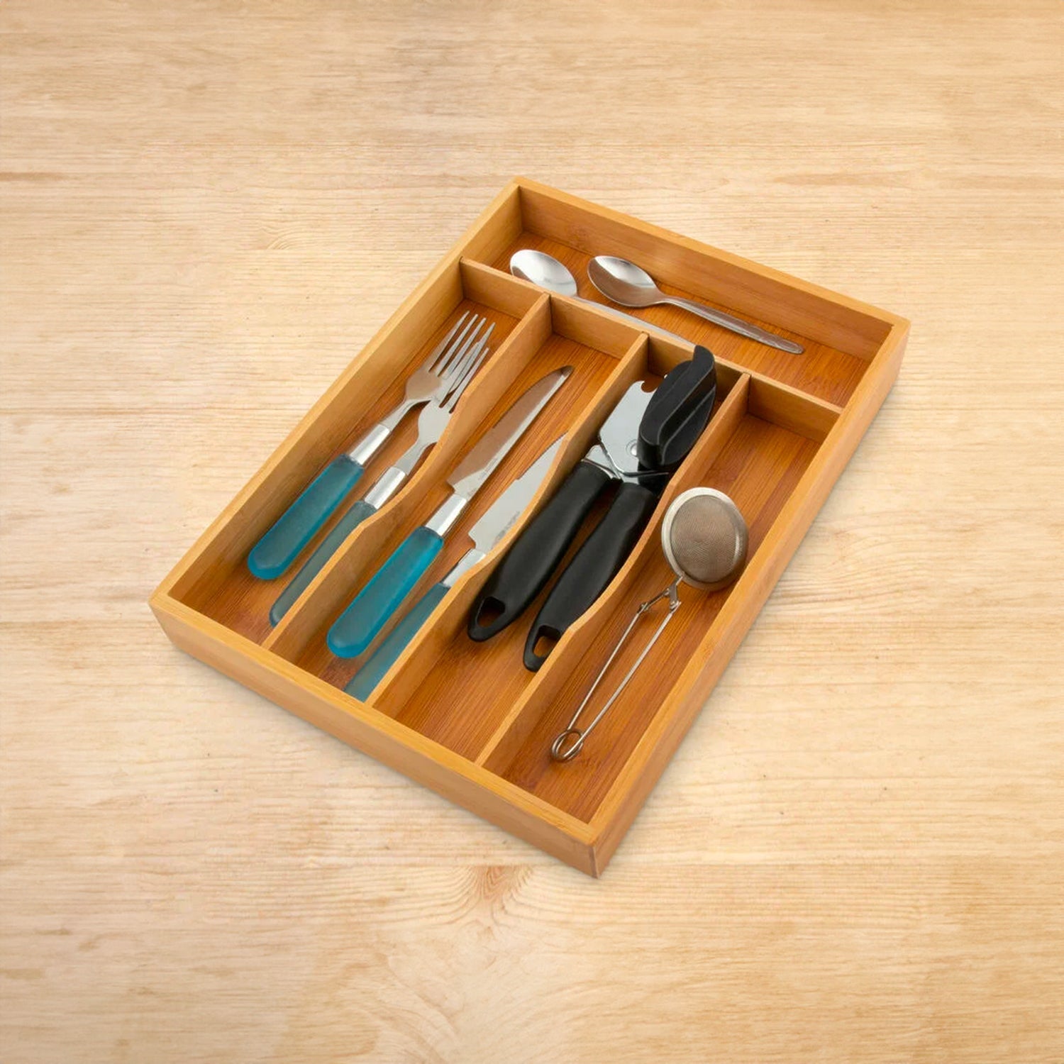 Range-couverts 5 compartiments bambou - 5five - 6