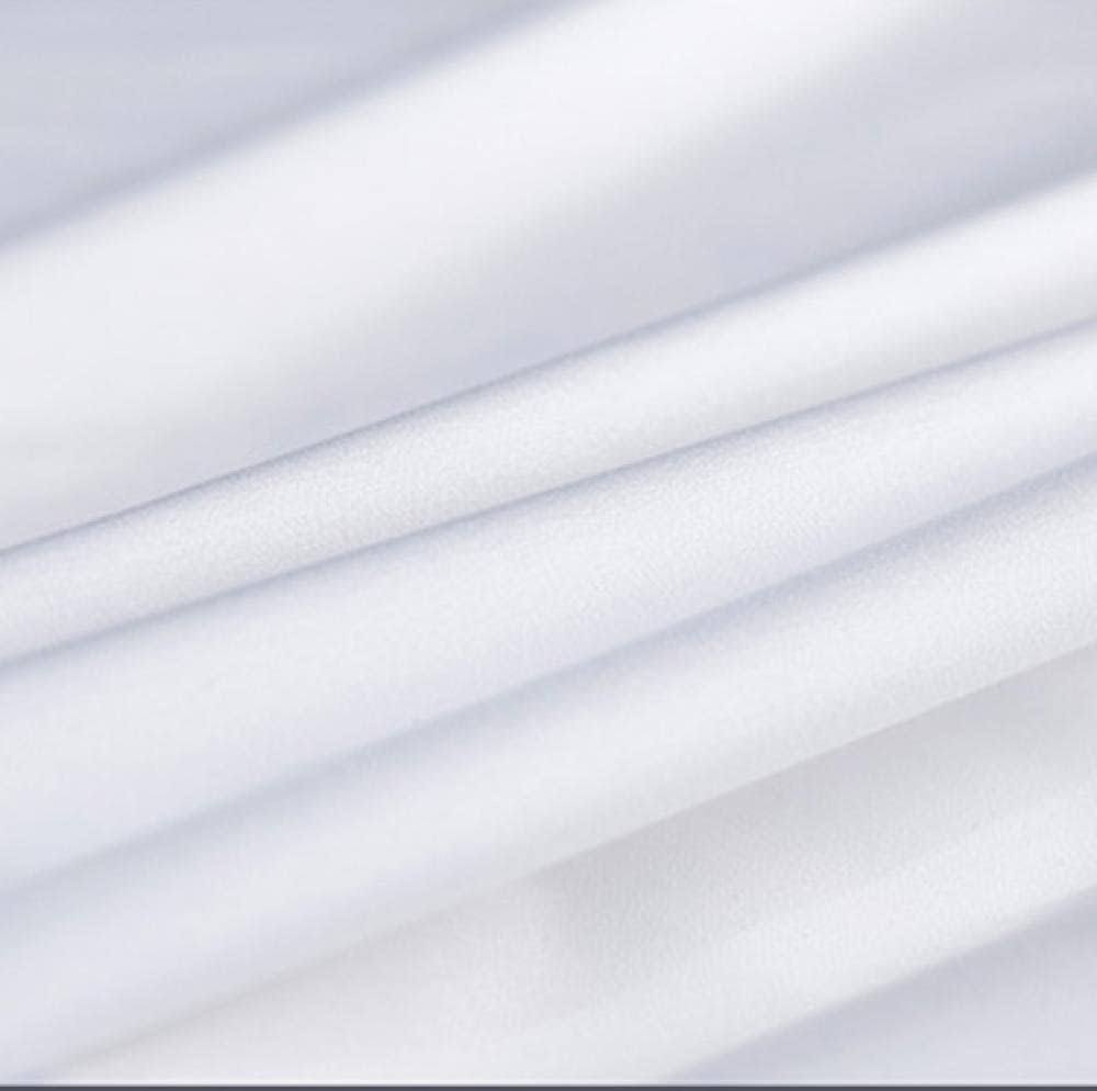 Drap housse imperméable pour hôtel et maison, protège-matelas anti-urine, uni blanc brossé, 140*200+30cm - 5