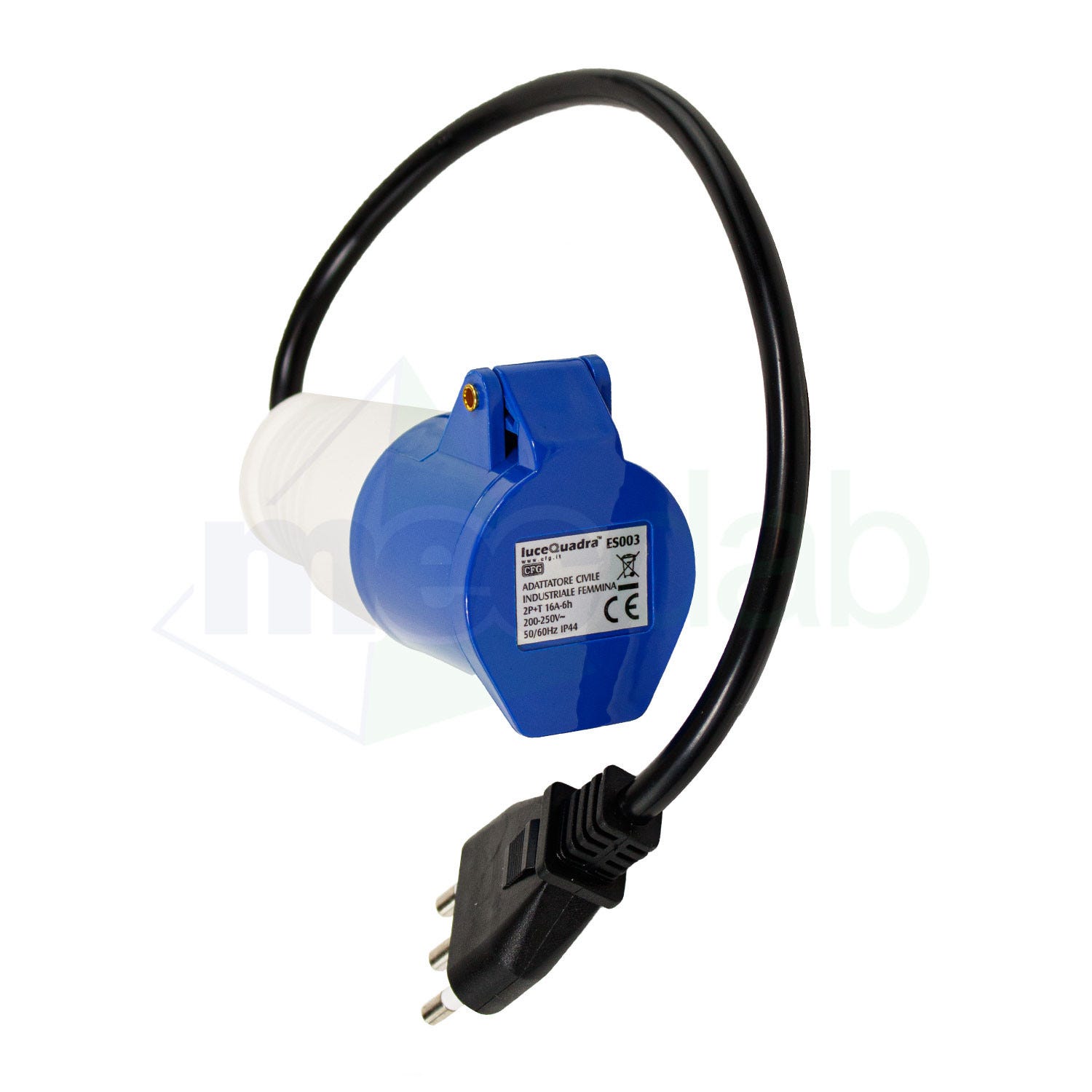 Adattatore per roulotte femmina da 16 A a CEE17 3g2,5 mm² maschio, ZENITECH | Leroy Merlin Adattatore per roulotte femmina da 16 A a CEE17 3g2,5 mm² maschio, ZENITECH | Leroy Merlin