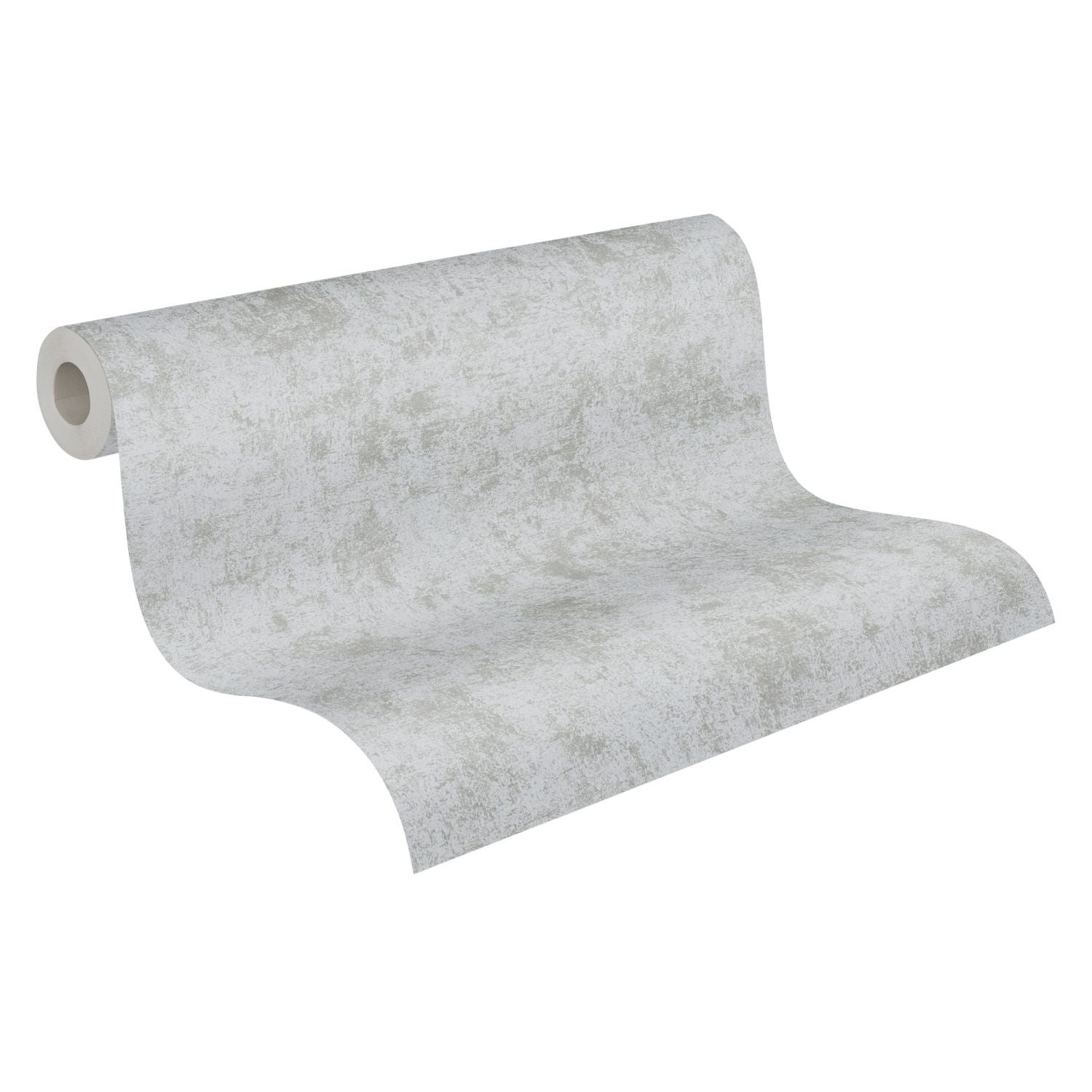 Tapeta metalowe talerze srebrnym,szarymImetalicznym - 53 cm x 10.05 m - LIVINGWALLS