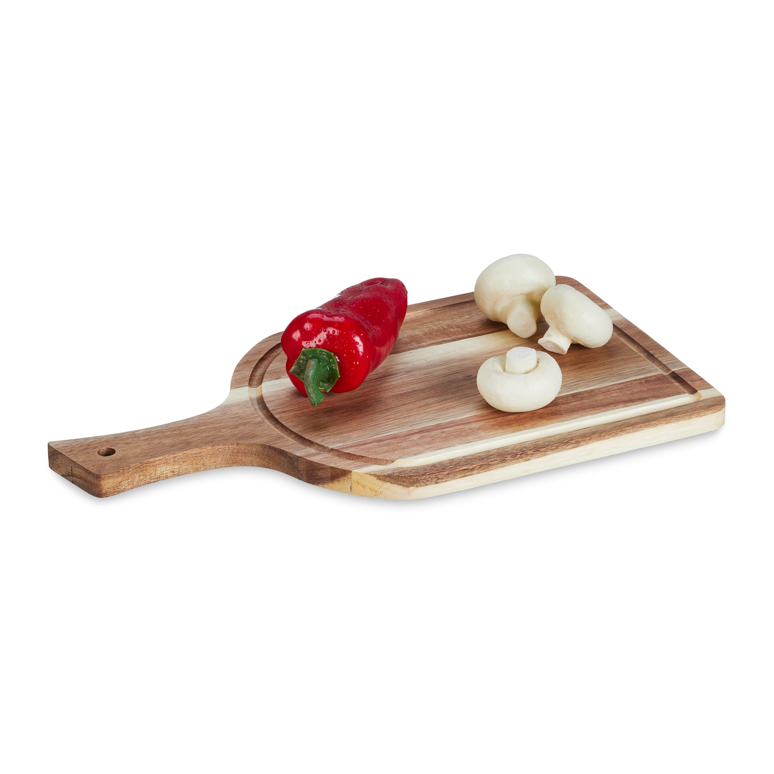 Tagliere In Legno Di Acacia MasterClass - 60x17.5cm | Per Formaggi E Antipasti | Con Manico - Foto 2