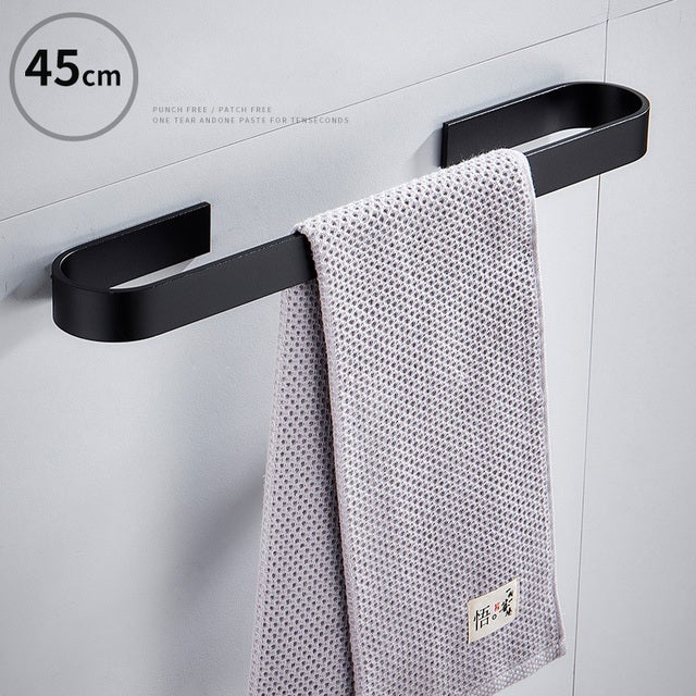 Porte-Serviettes Magnétique Réfrigérateur - Support Aimanté Sans Percage 40cm - Blanc