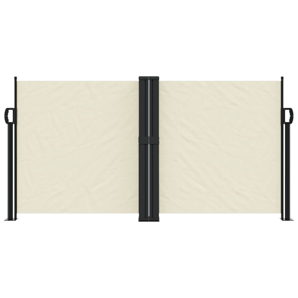 Toldo lateral | Toldo exterior | Toldo parasol retráctil crema 120x600 cm CFW161874 - 3