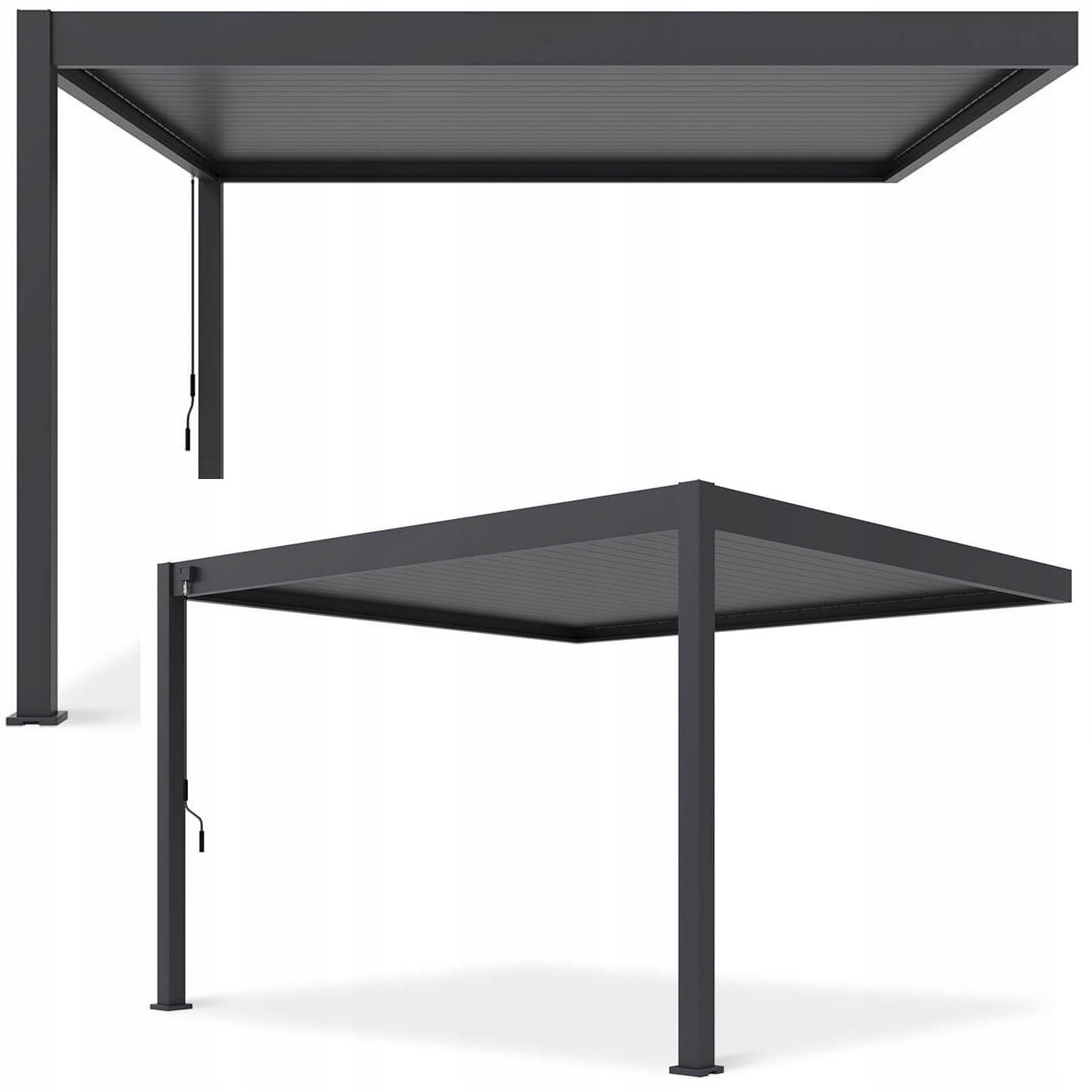 Pergola Przyścienna Gutroof Ogrodowa Aluminium Deluxe 3,6x4 Zadaszenie Taras 1 szt