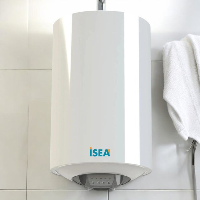 Scaldabagno elettrico ad accumulo controllo smart risparmio energetico 50 lt verticale Isea