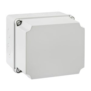 Boîte Étanche IDE IP65 IP67 116x162x76mm – Couvercle Opaque, Entrées Prédécoupées | Pour Vidange Protection Moteur