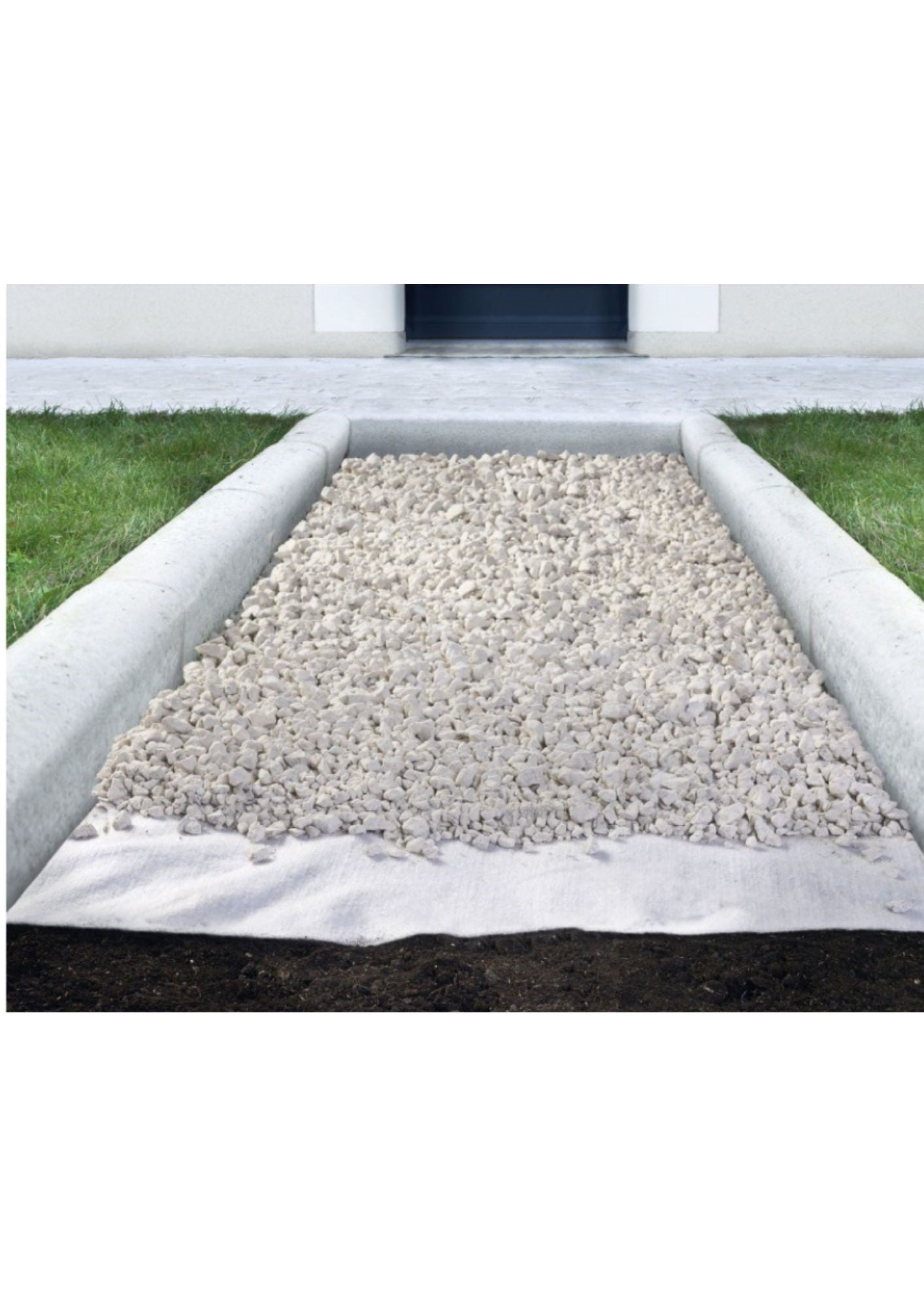 GRIFT - Géotextile 40 m², 100 gr/m², 2 rouleaux de 1m x 20m - 3
