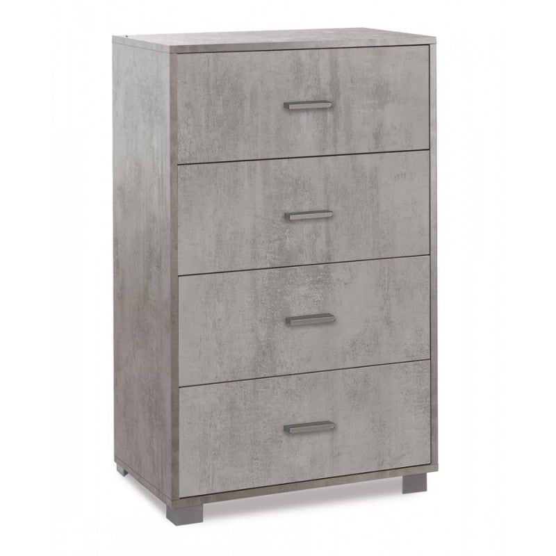 KIT ARMOIRES 4 Tiroirs Couleur Ciment - 6