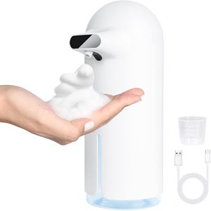 Dispenser Sapone Bagno Autoatico, 400L Dispenser di Sapone Autoatico
