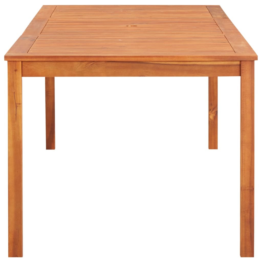 Table de jardin acacia massif clair Lilis 215 cm - 3
