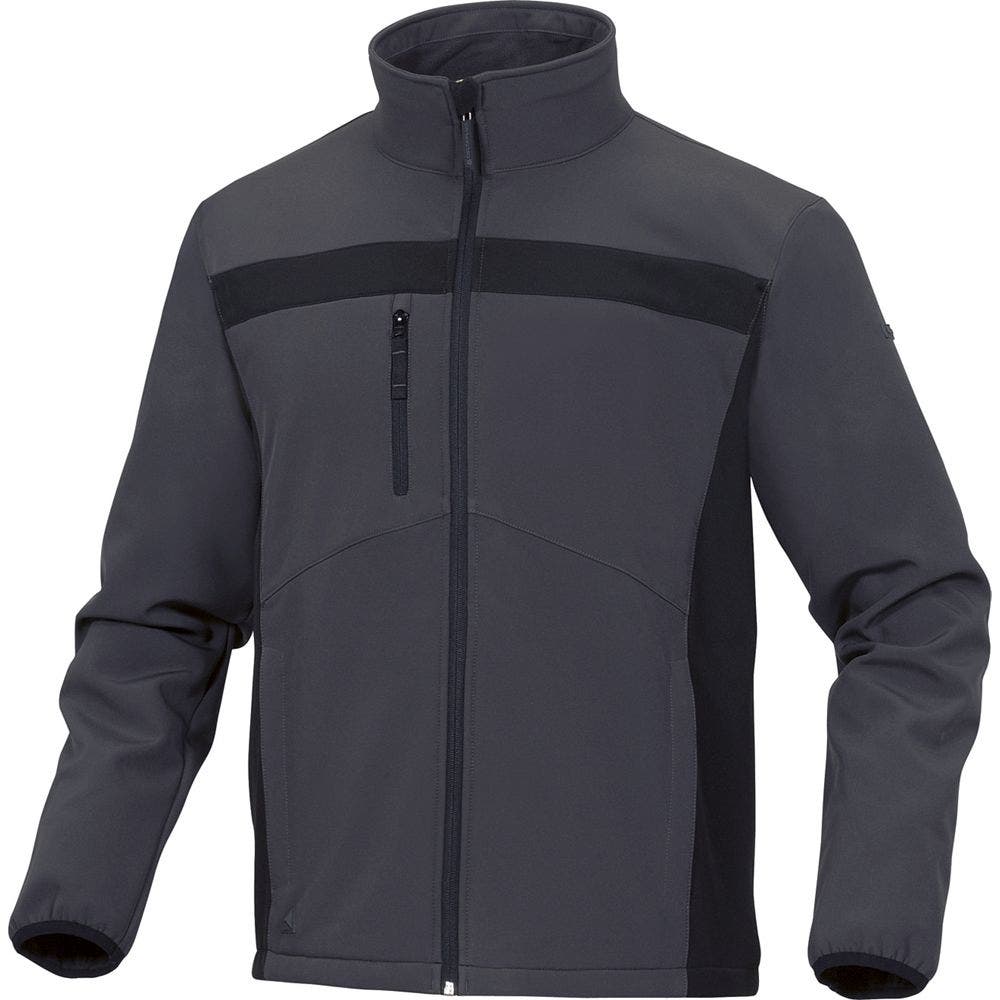 Softshell versatil, LULEA2, gri-negru, marimea L