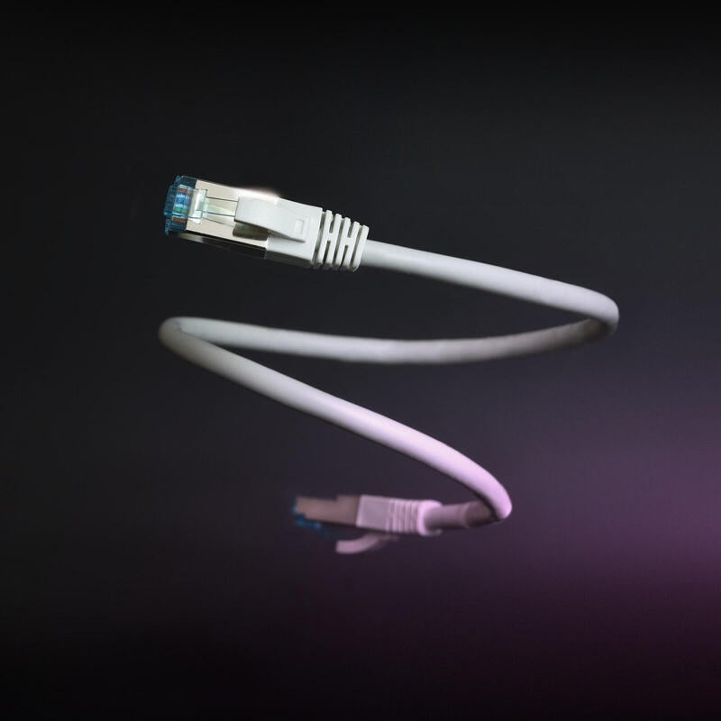 C�ble r�seau rj45 sftp nanocable 10.20.1725 cat.7 25m gris - 4