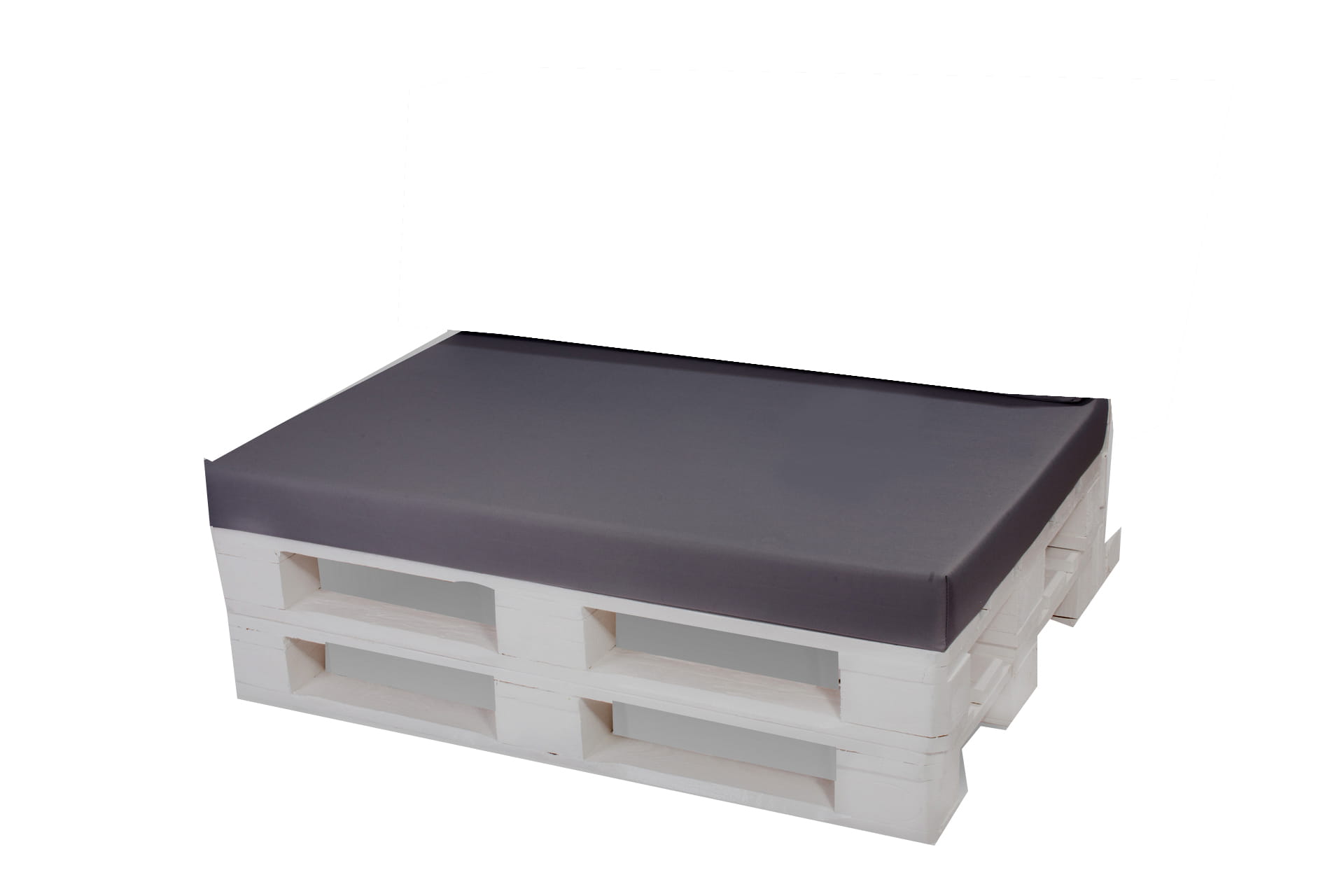 Cojin palé 120x60x10cm asiento, cojin palé antracita, cojin palé plano, muebles palé, cojin muebles jardin, cojin jardin