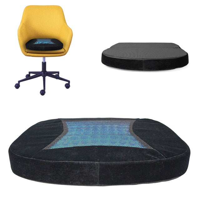 Cuscino Extra Large In Memory Foam - Design * Per Sedie Da Ufficio, Esperienza Di * Con Traspirabilità E Rivestimento Tessuto Resistente - Foto 3