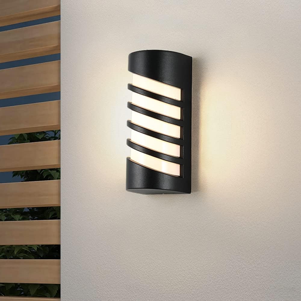 Appliques murales d'extérieur LED 7 W, étanches IP44, luminaires décoratifs Modernes pour Jardin, en Plastique, idéal pour Un Jardin paysager - 6
