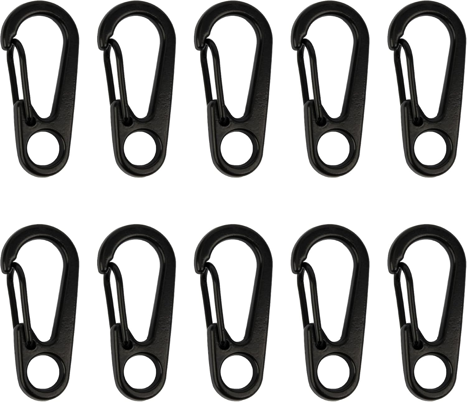 CSPARKV Mousqueton, Petit Mousqueton 8 Couleurs Mini Mousqueton Aluminium Petit Mousqueton Porte Cle Leger Et Resistant Porte Clef Pour Randonnees Camping Peche Voyages 35 X 46 Mm 87138330