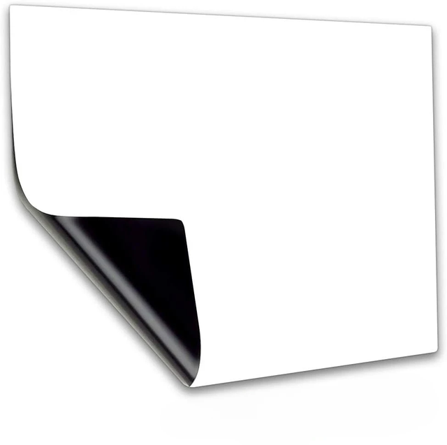 Tableau blanc magnétique - Aimant pour réfrigérateur - Tableau d'affichage magnétique - 21 x 30 cm - Tableau magnétique