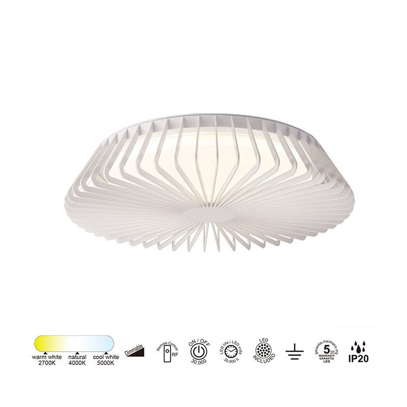 Plafonnier LED 56W 3000K HIMALAYA PLAFON Blanc - 3
