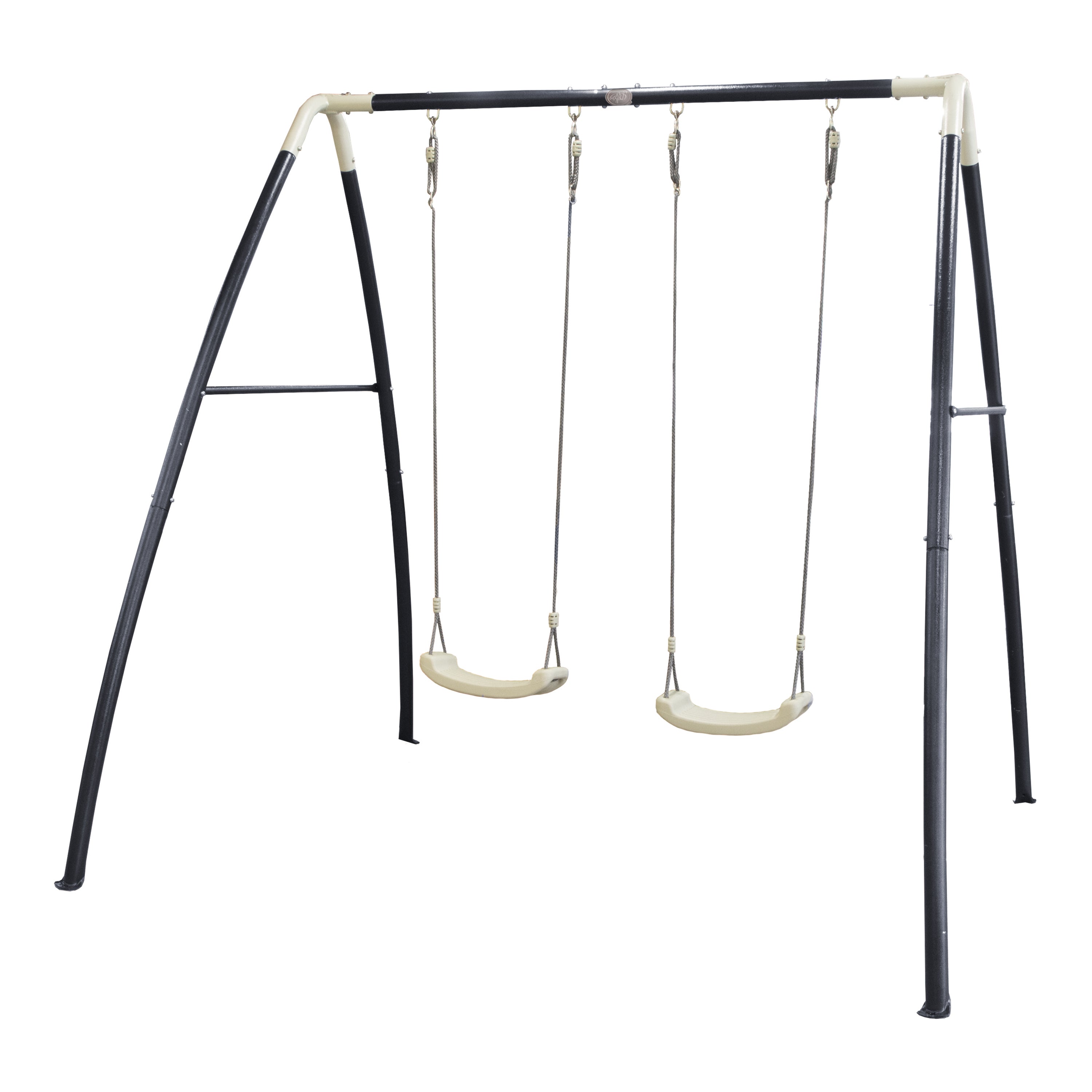AXI Portique en Metal - Balancoire double, pour 2 enfants | Balançoire Metal, Portique Balançoire Métal pour l’extérieur / le jardin 2 agrès - 210 x - 2