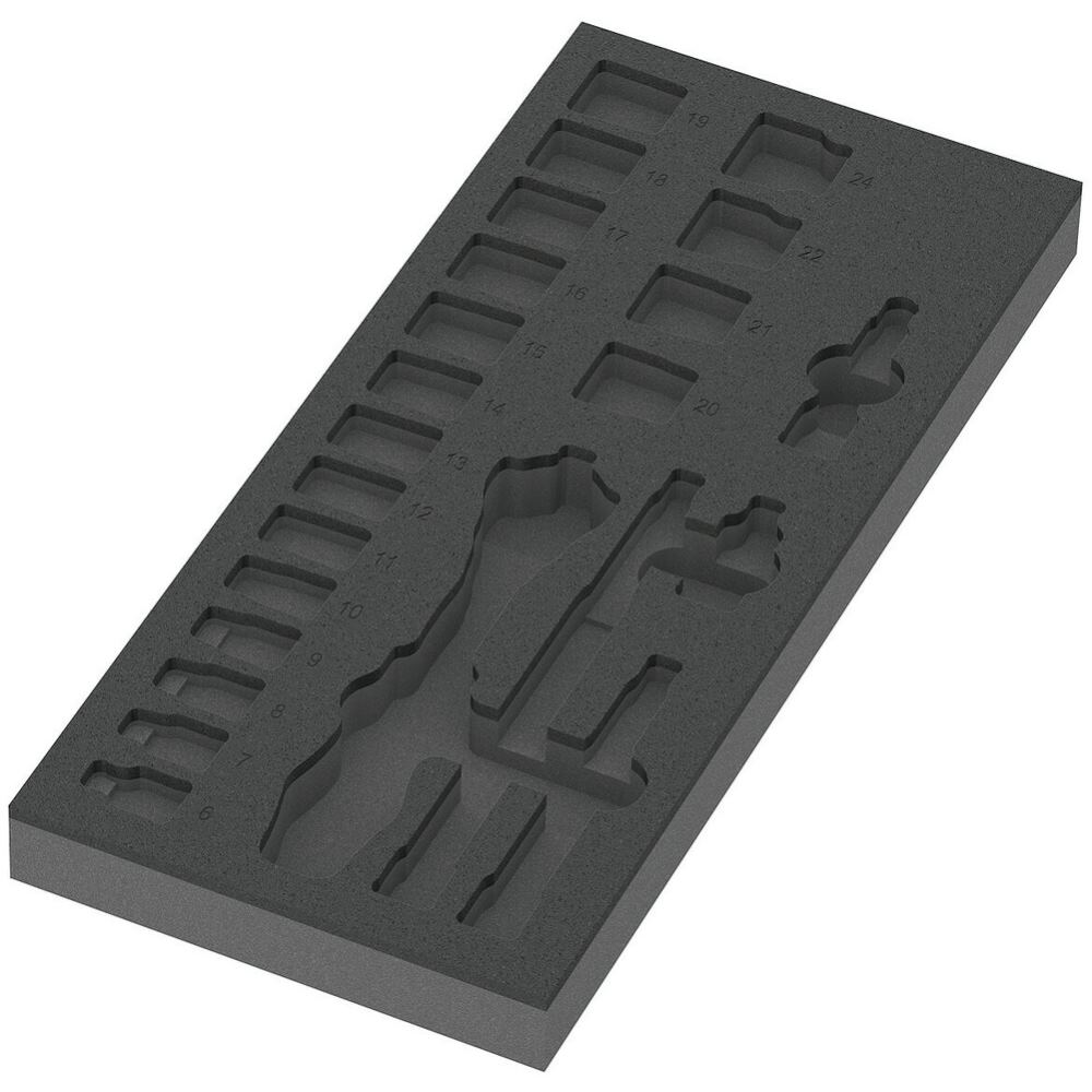 Feuille De Mousse Polyéthylène Découpable 30x30x1 Cm - Pour Protection D'outils, Emballage, Calage