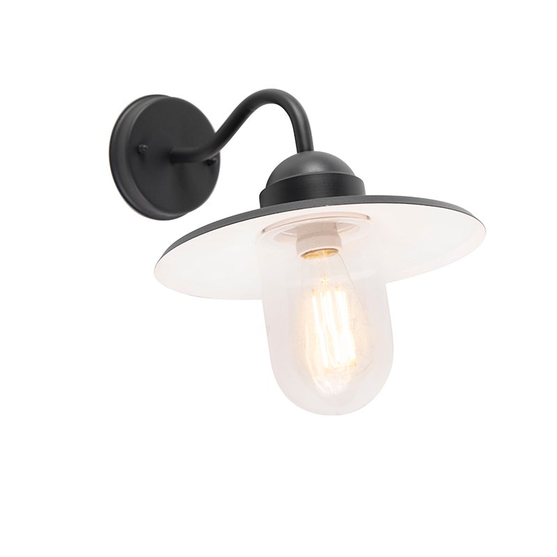Rustykalna lampa ścienna zewnętrzna ciemnoszara IP44 - Kansas