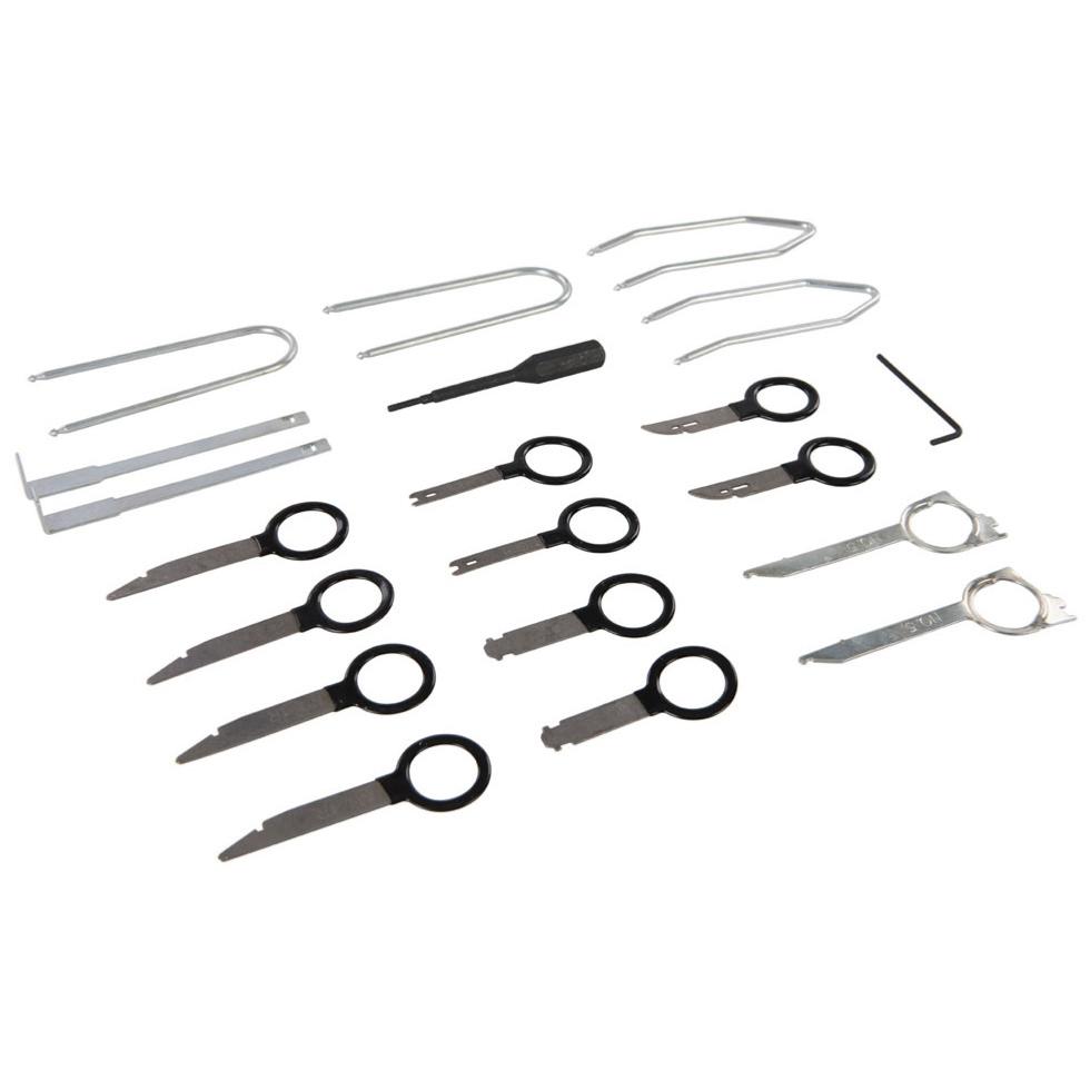 Kit Démonte Autoradio Haskyy 20 Pièces - Universel BMW, VW, Audi, Mercedes...