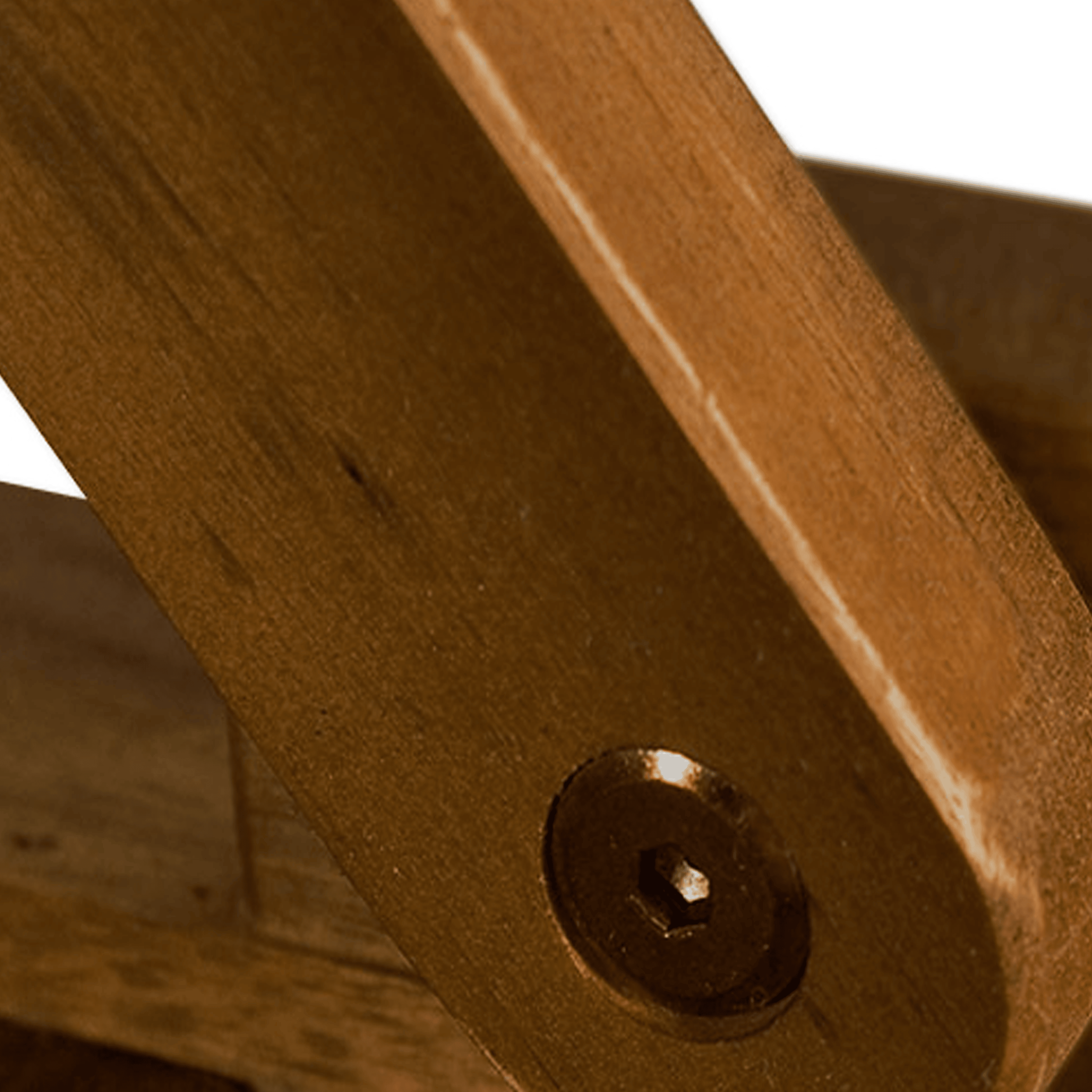 Table d'appoint de jardin en bois d'acacia 46x46cm pliable - 9