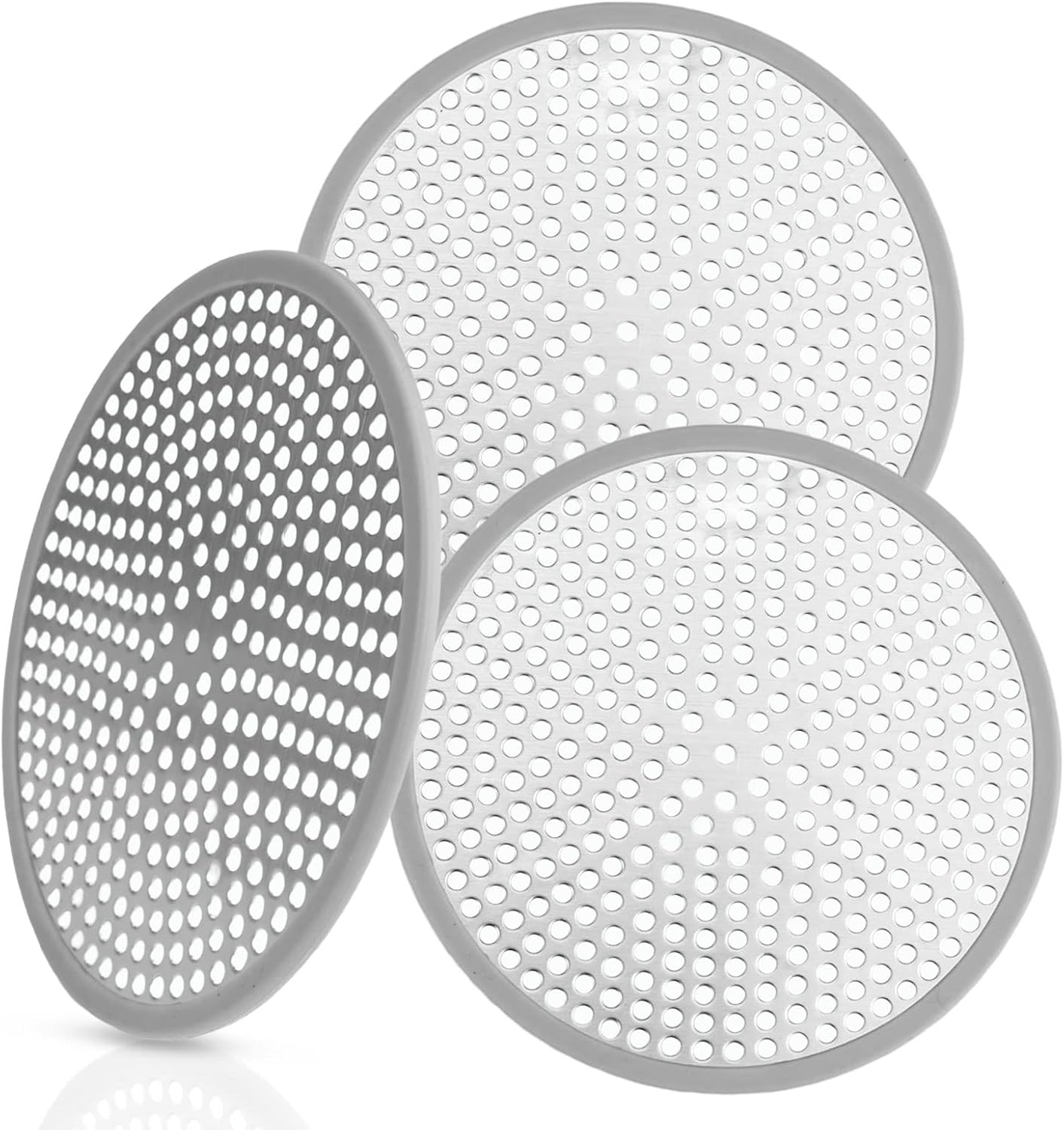 3-częściowy filtr do wanny i prysznica, filtr do włosów 120 mm, filtr do wanny zapobiegający owłosieniu, do prysznica łazienkowego